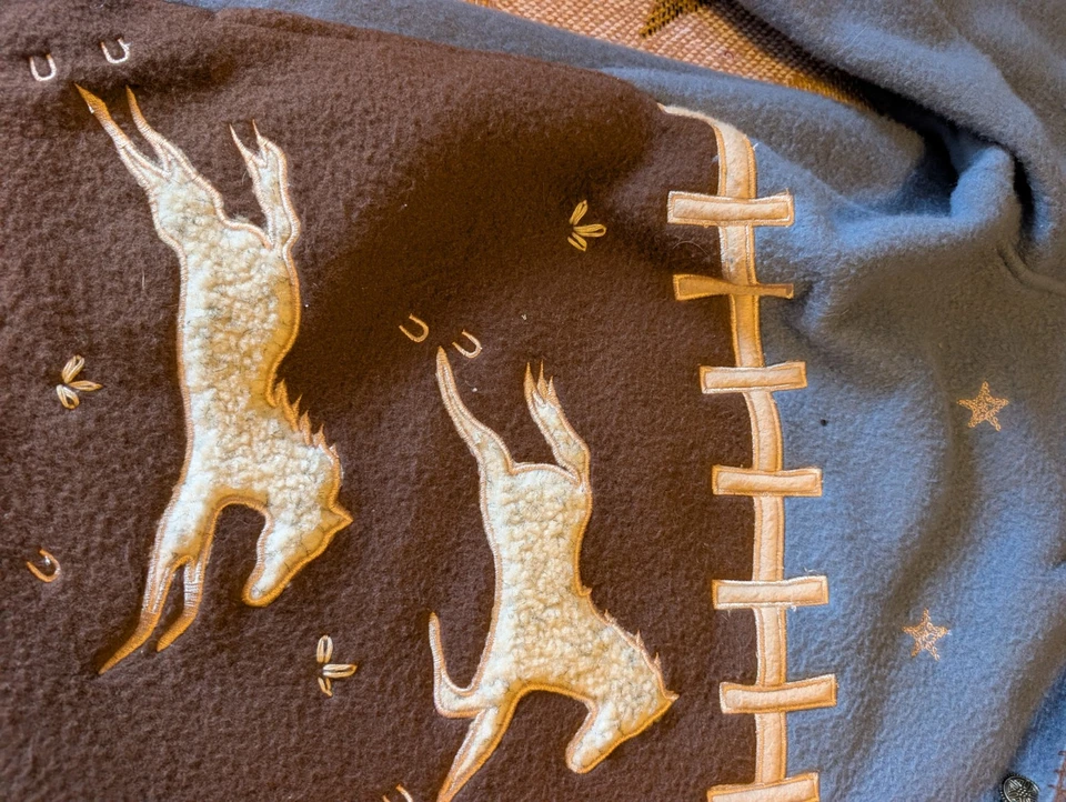 Chaqueta polar vintage Alfred Dunner Horse M Western Cottagecore Foto 2 de 4