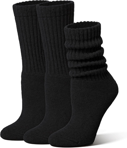 Merino Wool Boot Socks Womens Winter Warm Thermal Hiking Thick Cozy Work Socks 3 - Picture 11 of 12