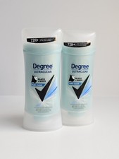 Degree Ultraclear Black White Pure Clean Antiperspirant Deodorant 2.6 oz 2 Pack