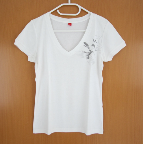 Shirt / T-Shirt von ESPRIT Gr.38 weiß