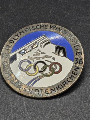 Abzeichen Olympische Winterspiele Garmisch Partenkirchen 1936 - Bild 1 von 4