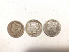 Morgan Silver Dollars-1891-0, 1882, 1923 - 3 Items