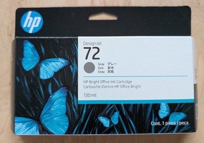 HP 72, Grau, DesignJet, Druckerpatrone, 130 ml, C9374A, Dez 2026, neu und ovp