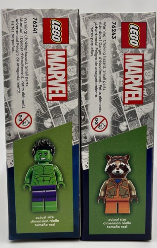 LEGO Marvel Avengers Mech Armor duo - Rocket 76243 & Hulk 76241 - 6+ - Picture 3 of 4