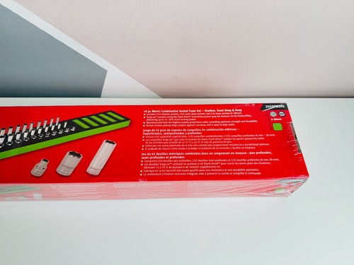 *NEW* Snap On 45pc 3/8" Flank Drive Combination Socket PRO-FI Foam Set 245SFMSFG - Picture 3 of 4