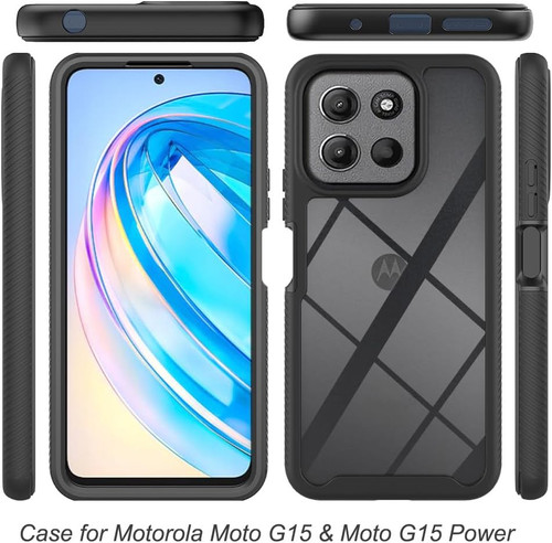 Front Back Case For Moto G15 G05 E15 G35 G55 5G Shockproof Full Body Phone Cover - Picture 10 of 12