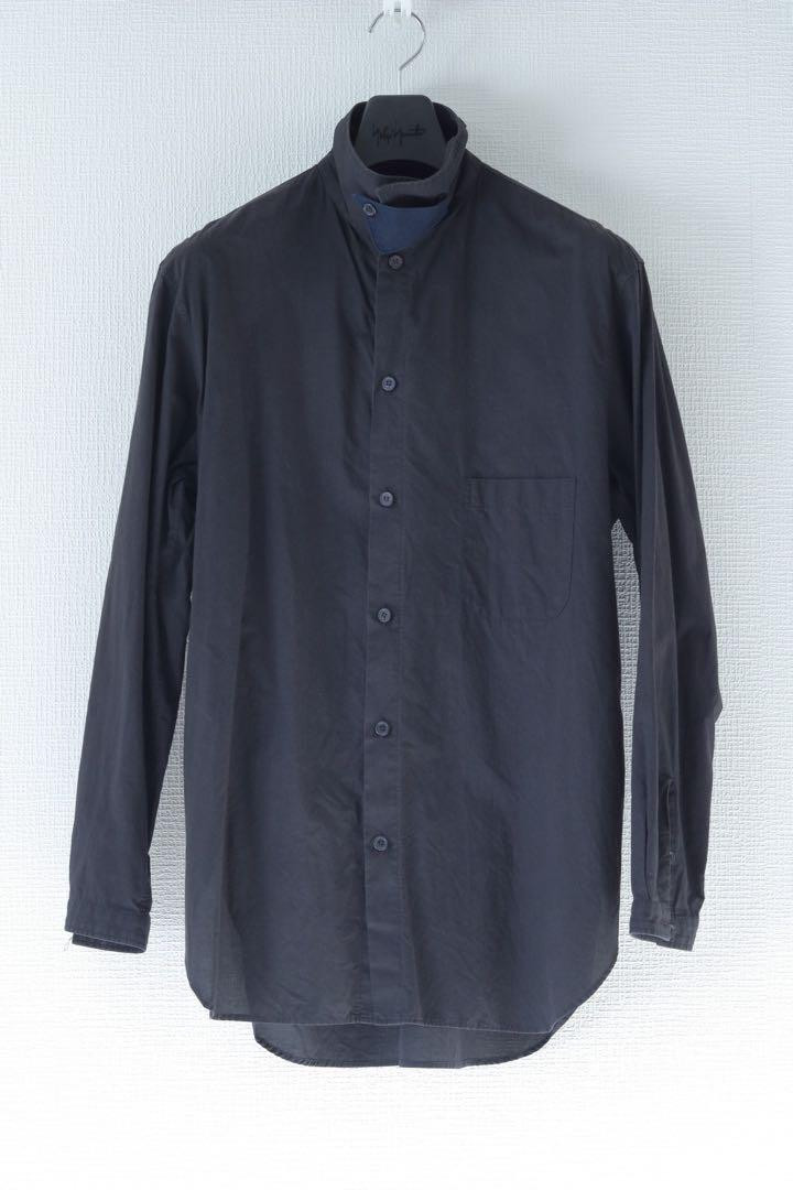 Yohji homme cotton open collar shirt 2018SS | eBay