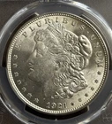1921 Morgan Silver Dollar PCGS MS63 - Blazing White Luster - Uncirculated