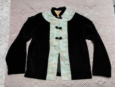 Giacca vintage Benidai Tokyo Japan velluto raso seta taglia media vedi foto