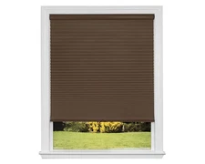 Artisan Select No Tools Custom Cordless Cellular Blackout Shades, Mocha, 38 5...