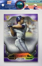 Roberto Alomar 2020 Topps Triple Threads Amethyst #/299 #93 Toronto Blue Jays SN