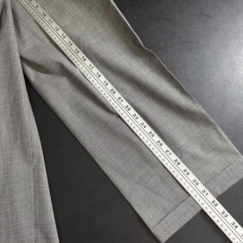 Traje Jones New York Hombre Gris Lana Doble Pecho 42L 33W - Imagen 12 de 12