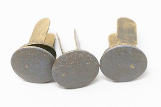 WWII German Helmet Liner Split Pin Lot of 3 Original Vintage Wehrmacht SP14