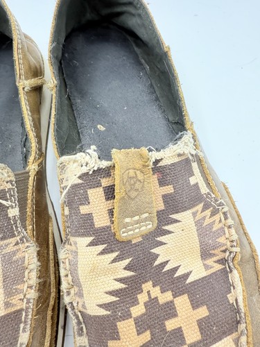 Ariat Cruiser Loafers Women Size 10 B  Brown Suede Aztec Print Casual Shoes 1929 - Bild 5 von 13