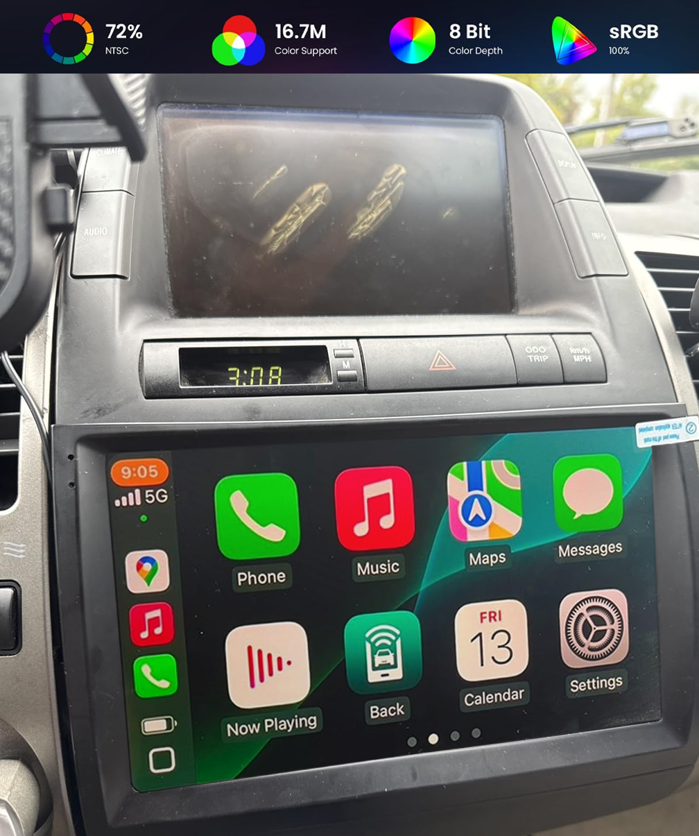 For 2003-2009 Toyota Prius Carplay Android 13 Car Stereo Radio GPS Navi WIFI 32G