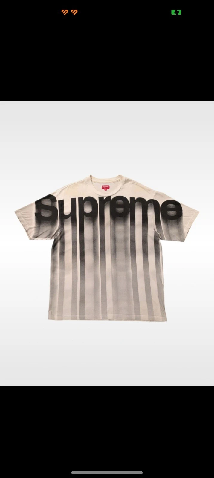 Authentique T shirt Supreme Bleed   Taille L 