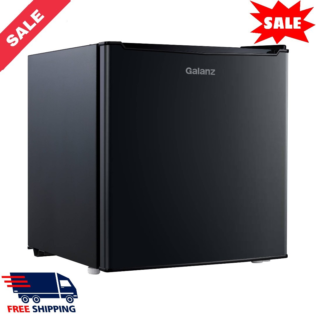 Galanz 1.7 Cu ft Single Door Mini Fridge GL17BK, Black, FREESHIP USA