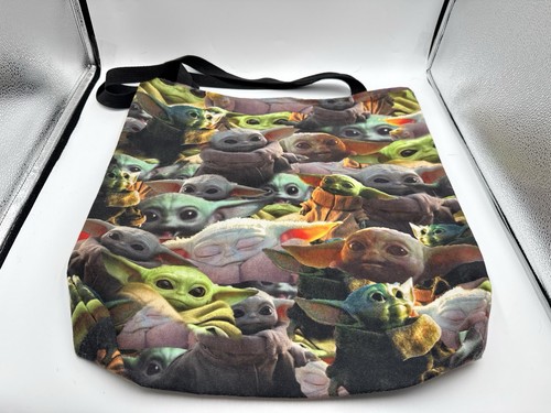 Disney Star Wars Mandalorian Baby Yoda The Child Grogu Canvas Tasche Handtasche - Bild 4 von 8