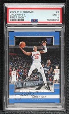 2022-23 Panini Photogenic First Night Jaden Ivey #3 PSA 9 MINT 15bk