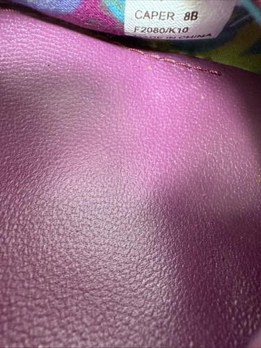 Coach Poppy Caper patent leather Ballet Flats Magenta Size Woman’s 8B - 第 9/9 張圖片