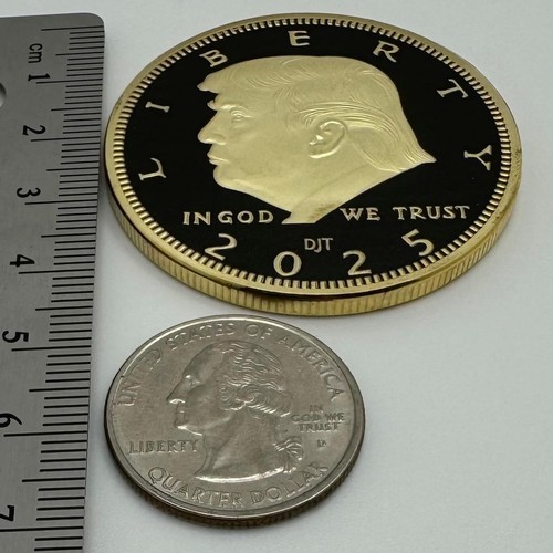 Exclusive 2025 Trump 24kt Gold Coin - Perfect Gift for Political Collectors - Bild 10 von 11