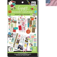 Big Happy Planner Holiday Sticker Collection – 30 Sheets of 738 Festive Stickers
