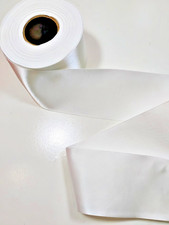 White Double-Face Satin Ribbon 2 1/2" wide x 10 yards B8