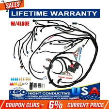 LS W/4L60E Standalone Wiring Harness DBC For 99-06 Vortec LS1 Engine 4.8 5.3 6.0
