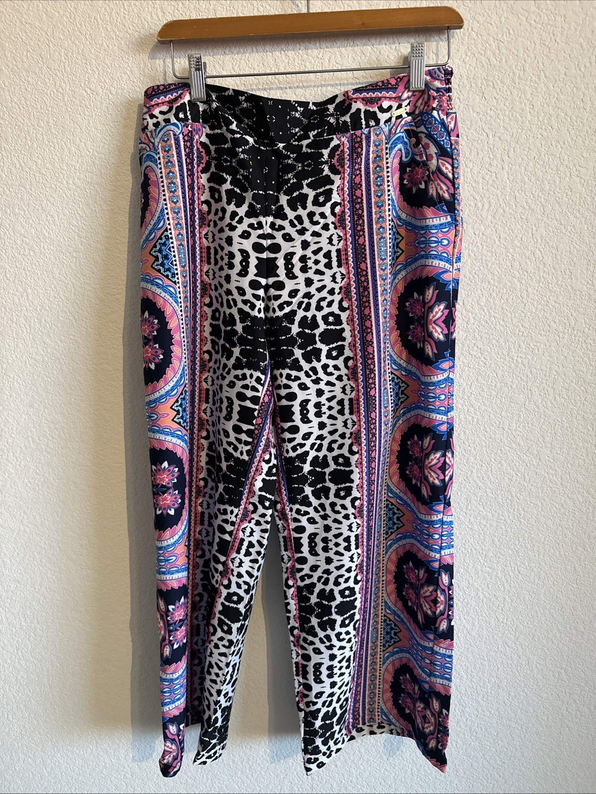 Bebe Traveler Palazzo Printed Pants in Size L - Retail $69