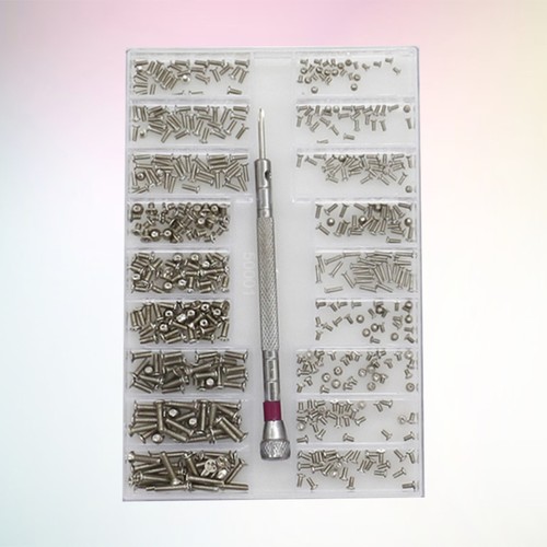 Herramienta de reparación de relojes Kit de tornillos pequeños Micro tornillos Tornillos para computadora portátil Tornillo - Imagen 4 de 12