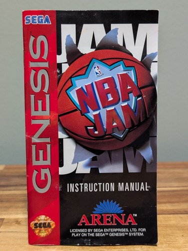 NBA Jam (Sega Genesis, 1994) ➡️CIB Complete - Tested & Working - Picture 12 of 17