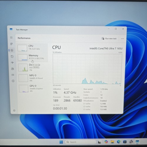 Thinkpad X1 Carbon Gen 12 Ultra 7 165U 1.7GHz 32GB RAM 1TB SSD GRADO A - Imagen 11 de 17