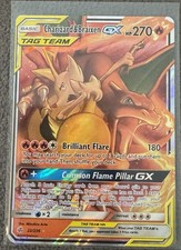 Pokemon TCG Charizard & Braixen GX Tag Team 22/236 Cosmic Eclipse Near MInt