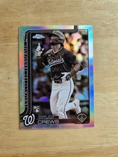 2025 Topps Chrome - Dylan Crews #146 Sepia Refractor Washington Nationals 