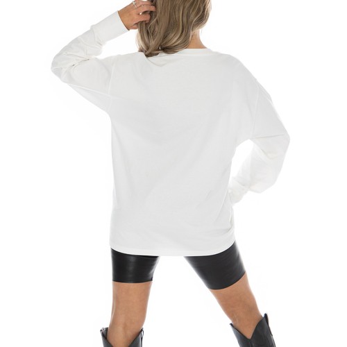 Mujer Gameday Couture Blanco Ohio State Buckeyes Big Goals Gran Tamaño Largo - Imagen 5 de 5