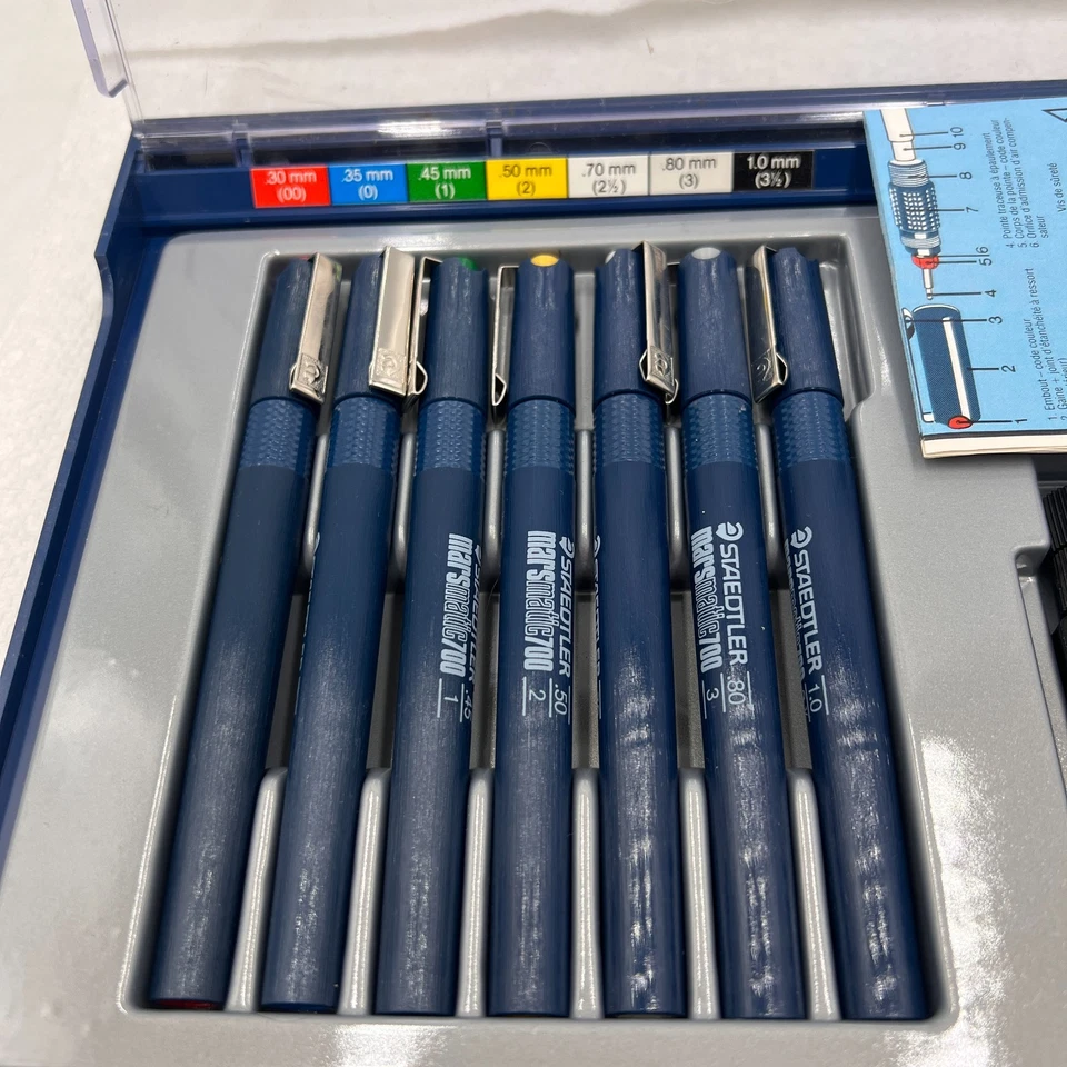 Juego de dibujo técnico Staedtler Marsmatic 700 DE COLECCIÓN *Incompleto* Foto 4 de 4