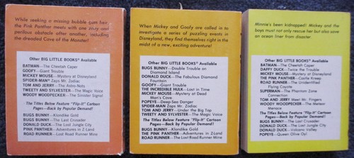 4 BIG LITTLE BOOKS Pink Panther Adventures Z-Land MICKEY MOUSE Mystery Dead Mans - Picture 2 of 13