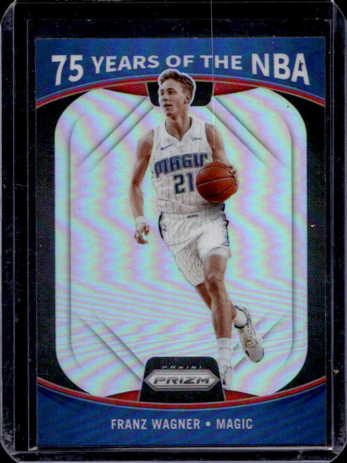 2021-22 Donruss Optic Franz Wagner 75 Years of the NBA (Panini Prizm) RC #23