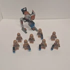 LEGO Star Wars Trooper Minifigures Complete Set with Walker Vehicle