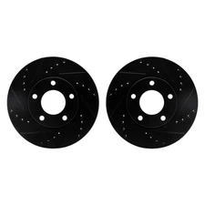 For Mazda 3 04-13 R1 Concepts Drilled & Slotted Front Brake Rotor Set