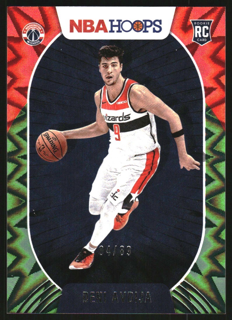 2020-21 Hoops Green Explosion #201 Deni Avdija /89