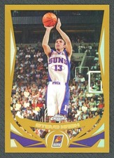 2005/06 Topps Chrome Steve Nash Gold Refractor /99