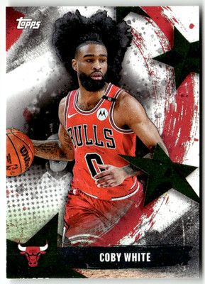 2025 Topps Flagship NBA No. SA-16 Coby White Stars of NBA