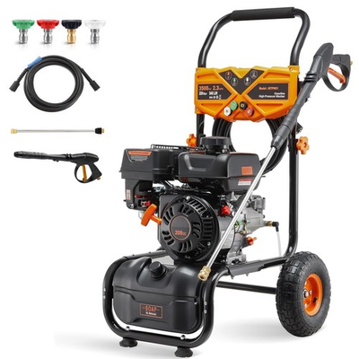 #ad Gas Pressure Washer Gas Powered Washer 3500 PSI 2.3 GPM With 4 nozzles amp; soap $265.19