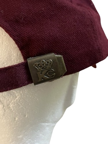 Gorra de béisbol vintage Hope Floats granate gorras KC con tirantes - Imagen 4 de 5