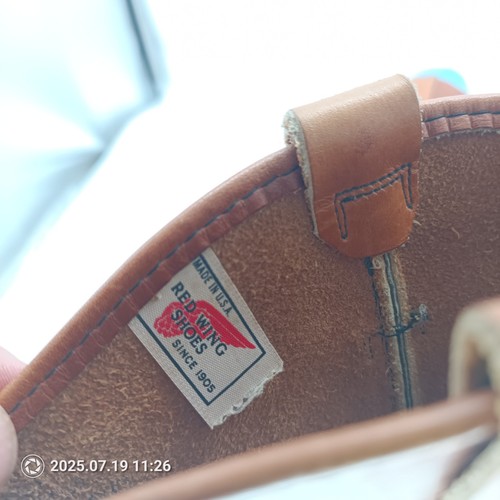 Vintage Red Wing Pecos Braun Cowboy Leder Arbeitsstiefel Größe 11,5 USA s7 - Bild 9 von 14