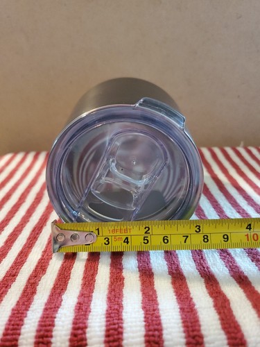 Oggi Cheers Double Wall Insulated Wine Tumbler 12oz Slate w/Lid BPA FREE! 2 SET! - Picture 7 of 8