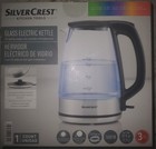 Silver Crest Glass Electric Kettle 57 fl oz (1.7 L) Auto Shutoff 