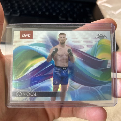 2025 Topps Chrome UFC - BO NICKAL Helix Case Hit SSP HEL-2