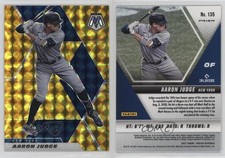 2021 Panini Mosaic Reactive Yellow Mosaic Prizm Aaron Judge #135